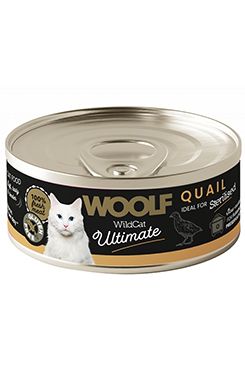 WOOLF WildCat Ultimate konz. Adult Paté Quail 85g