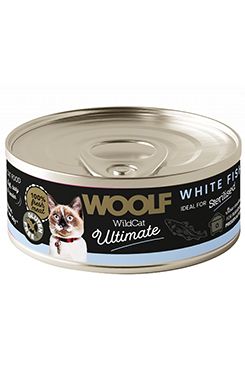 WOOLF WildCat Ultimate konz. Adult Paté White Fish 85g