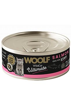 WOOLF WildCat Ultimate konz. Kitten Paté Salmon 85g