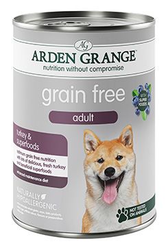 Arden Grange Dog GF Adult Turkey&Superfoods konz. 395g