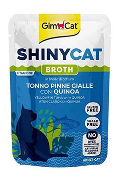 GimCat ShinyCat kapsa tuňák žlut.s quinoa ve vývaru70g