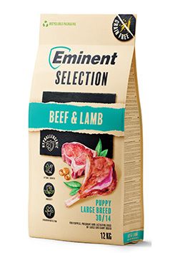 Eminent Dog Selection Puppy Large Breed Beef&Lamb 12kg