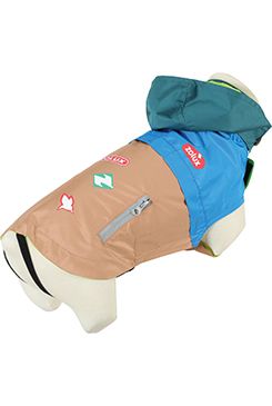 Obleček pláštěnka pro psy VINTAGE modrá 55cm Zolux