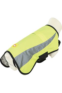Obleček bunda pro psy REFLEXNÍ žlutá 50cm Zolux
