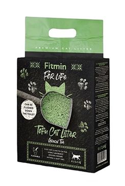 Podestýlka Fitmin For Life cat Tofu Zelený čaj2,4kg/6l