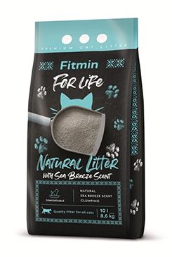 Podestýlka Fitmin For Life cat Mořský vánek 8,6kg/10l