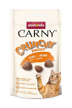 Animonda kočka CARNY poch. Crunchy hovězí/kuře 50g