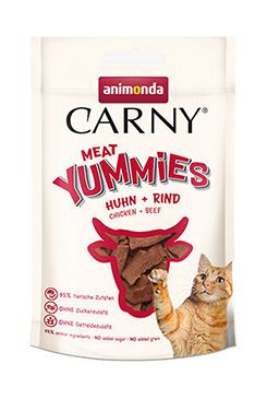 Animonda kočka CARNY poch. Meat Yummies kuře/hovězí50g