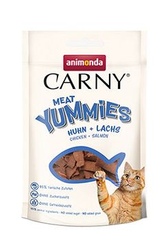 Animonda kočka CARNY poch. Meat Yummies kuře/losos 50g