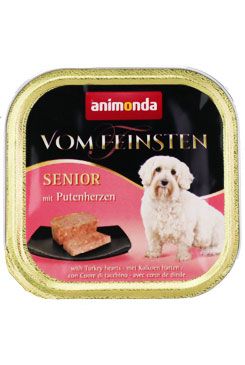 Animonda paštika pes Senior krůtí srdíčka 150g