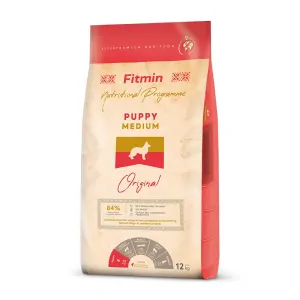 Fitmin Medium Puppy kompletní krmivo pro štěňata 12 kg