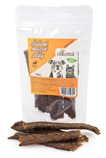 NATURECA pochoutka Masové pláty Jelen, 100%maso 100g