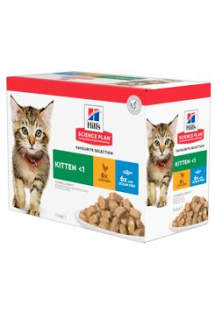 Hill's Fel. SP Kitten Chicken&Ocean fish Kapsa 12x85g