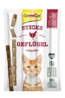 GimCat Sticks drůbež&játra 4ks