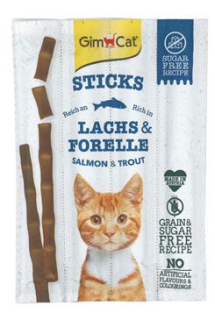 GimCat Sticks losos&pstruh 4ks