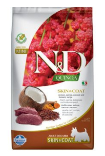 N&D Quinoa DOG Skin &Coat Venison & Coconut Mini 2,5kg