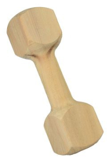 Hračka pes Činka dřevo 400g 23cm TR 1ks