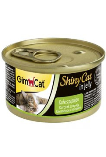 GimCat ShinyCat konz. kuře&papája 70g