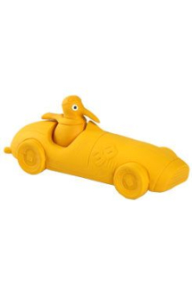 Hračka pes CIGAR latex,pískací,oranžová 19cm Kiwi