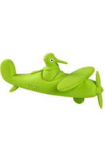 Hračka pes AERO latex,pískací,zelená 19cm Kiwi