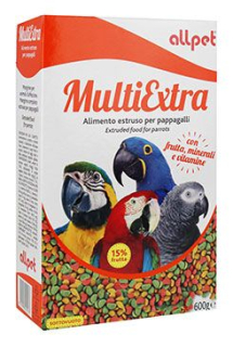Krmivo pro Ptáky All MULTIEXTRA extrud. 0,6kg krabička