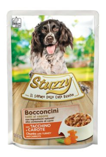 Stuzzy Dog kapsa Adult kousky krocan. 100g