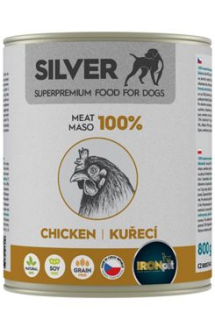 IRONpet Silver Dog konz. Chicken 800g