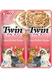 Churu Cat Twin Packs Tuna&Chicken in Broth 2x40g