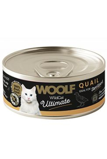 WOOLF WildCat Ultimate konz. Adult Paté Quail 85g