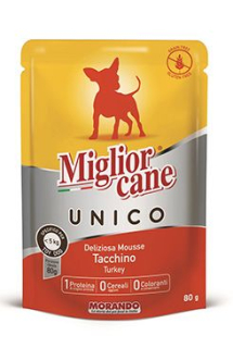 Morando Miglior Cane Unico MINI kapsa pro psy krůtí80g