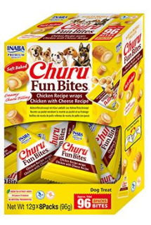 Churu Dog BOX Fun Bites Chicken wraps Chick&Chees8x12g