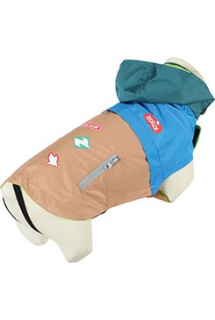 Obleček pláštěnka pro psy VINTAGE modrá 55cm Zolux