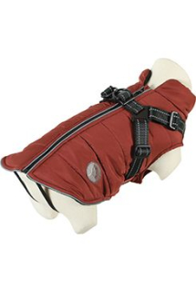 Obleček bunda pro psy S POSTROJEM terakota 40cm Zolux