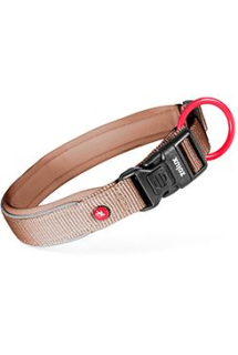 Obojek pes PREMIUM nylon 25mm/45-50cm moka Zolux