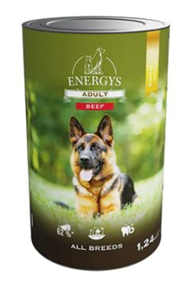 Krmivo pro psy ENERGYS Adult dog Can Beef konz.1,24kg