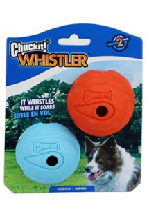 Hračka pes Chuckit The Whistler M 6cm/2ks