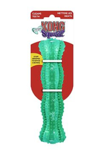 Hračka pes KONG Squeezz Dental Stick 20cm