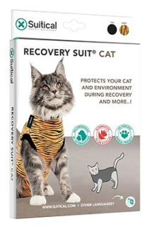 Obleček ochranný Suitical Cat TIGER 29cm XXXS