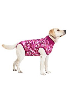 Obleček ochranný Suitical Dog PINK CAMO 22cm XXXS