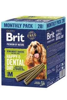 Brit Premium Dog by Nature Dental Snacks M 28ks