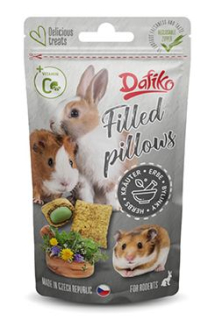 Dafiko plněné polštářky pro hlodavce bylinky 40g