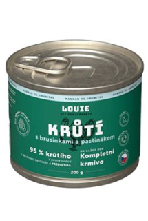 Louie Dog konz. Krůtí s brus.pastinák,prebiotiky 200g