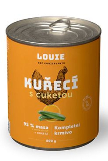 Louie Dog konz. Kuřecí s cuketou 800g
