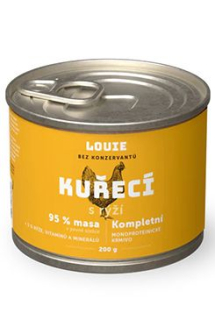 Louie Dog konz. Kuřecí s rýží 200g