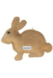 Hračka pes animALL Králík kůže, natural 20x20cm