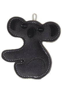 Hračka pes animALL Malá koala kůže, šedá 11,5x10cm