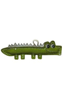 Hračka pes animALL Krokodýl pro štěňata, kůže 14x13cm