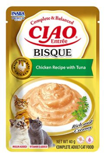 Churu Cat Entrée Bisque Chicken Recipe with Tuna 40g