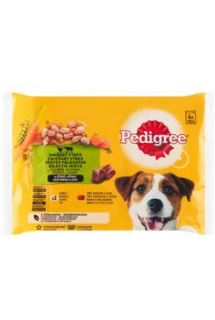 Pedigree kapsa Adult kuře+zelenina/hovězí+zel 2+2x100g