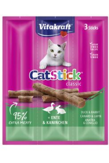 Vitakraft Cat pochoutka Stick mini Rabb.+Duck. 3x6g